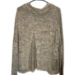 Paper Crane Gray Long Sleeve Cowl Neck Split Supliced Back Sweatshirt Women Sz M Photo 1