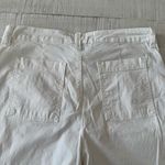 Frank & Eileen  Blackstone Pants size 6 Chalk Twill‎ Raw Hem Ankle Khakis Photo 14