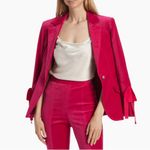 NWT Cinq A SEPT'S Velvet Lou Blazer, Berry, 6 Pink Photo 1