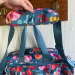 Vera Bradley Teal and Multicolor Floral Laptop Bag With Lots of Pockets For Work Photo 3