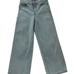 Tommy Hilfiger light wash high rise wide leg crop jeans 00/24 modern casual Photo 0