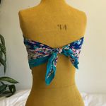 Floral 100% silk scarf Multi Photo 1