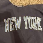 Brandy Melville John Galt New York Sweatshirt  Crewneck Blue Oversized Photo 3