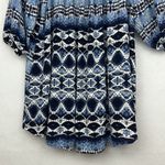 Chelsea & Theodore Boho tunic swim coverup dress 3/4 sleeves Sz Large Photo 1