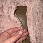 Ralph Lauren Lauren  Pink Cable Knit Open Front Cardigan Photo 12