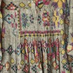 Hemant and Nandita Silk Pintuck Prima Pleated Beaded Dress Luxury Classic 10 Photo 8