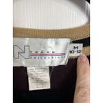 American Vintage Vtg Lambwools Blend Striped Open Front Sweater Vest Size 10-12 Dark Academia Photo 2