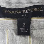 Banana Republic Gray Stripe Wrap Look Skirt Size 2 Preppy Straight Skirt Photo 5