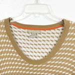 Banana Republic  Gold And Cream Long Sleeves Sweater, Size Small Photo 7