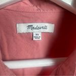 Madewell MWT  nj588 Signature Poplin‎ Oversized Shirt size M Photo 8