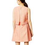 ERIN Erin Fetherston for Anthropologie Coral Cropped Look Tiered Dress size 6 Orange Photo 2