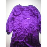 Juicy Couture New  Dress Short Womens S Silk Purple Black Gold Buttons Keyhole Photo 7