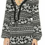 House of Harlow 1960 Ainsley Long Sleeve Romper XS Black Photo 0