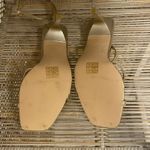 Truffle Collection  Gold Strap Square Front Heel Size 6 Photo 4