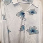 Miss Look Silk Button Up Top Photo 1