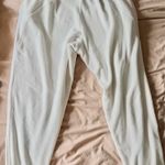 Athleta  White Recover Cozy Karma Jogger Sherpa Fleece Pants Photo 2