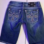 Miss Me Dark Blue Bermuda Jean Shorts size 26 Photo 6