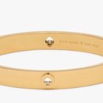Kate Spade ✨ New York Spot the Spade Hinged•Goldtone•Bangle Bracelet✨ Photo 0