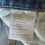 KanCan x Maurices Womens Flare Jeans Plus Size 16 Medium Wash Stretch Raw Hem Blue Photo 1