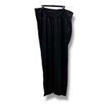 Old Navy  Womens Linen Wide Leg Pants Size XL Blackjack Black‎ NEW Photo 2