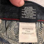 Paper Denim & Cloth  Dark Blue Jayne Medium Rise Wide Leg Jeans Photo 9