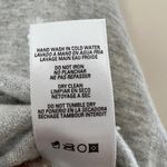 Sundry Gray Cashmere Wool Blend Crewneck Sweater with Embroidered Daisies Photo 4