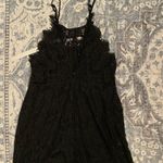 And’or‎ Chic Spaghetti Strap Black Lace Mini Dress Size Medium Photo 0