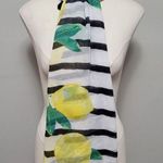 Shiraleah oblong lemon striped tassel overized scarf Photo 0