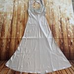 Kiki USA Vintage Sleeveless Satin Maxi Dress Sz M Photo 3
