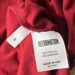 Reformation Red Midi Tank Dress Small Photo 3