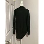 Dreamers  Black Open Front Cardigan Cotton Blend Long Sleeve M Photo 2