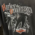 Harley Davidson Vintage 3D Emblem 1989 Made in Australia Black Biker T-Shirt XL Photo 1