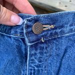 Vintage 90s high rise wide leg jean shorts Size 13/14 Blue Photo 4