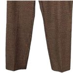 Vince Camuto Womens Dress Pants Size 8 Brown Tweed Pockets Hook Eye Mid Rise 31" Photo 4