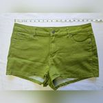 Nicki Minaj Nicky Minaj Mid-Rise Denim Green Short Shorts Size‎ 13/14 Photo 4