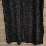 Vintage Molly Malloy Size Medium Stretchy Snakeskin High Neck Tank Maxi Dress Black Photo 7