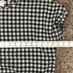 J.Crew J by‎  Short Sleeve Shirt Gingham Black Tie Front Size S Photo 6