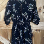 Rue 21 Woman's Small Black Floral Mini Dress Photo 0