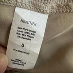 Heather Silk Modal Long Sleeve Cowl Neck T Photo 6