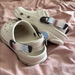 Crocs All Terrain Color Dip Natural Cream Clogs w/ Blue Accents Mens 7 Women’s 9 Photo 7