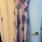 ZARA  Strappy Long Satin Dress with Open Back Photo 0
