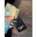 Speedo  Endurance Swimsuit Black Size 10/36 Competition NEW one piece opened back Photo 2