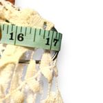 AQUA  white pintelle top size small Photo 3