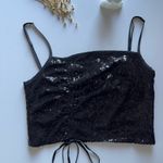 WAYF X Emma Rose Cinched Crop Sequin Top NWOT Photo 4