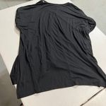 White Birch Black Short Sleeve V Neck Crochet T-Shirt  Size Medium EUC Photo 6