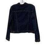 Ralph Lauren Jean Co. Blue Denim Jean Jacket Womens Size Large Dark Wash Photo 4
