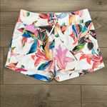 La Blanca Paradise Print High Rise 3” Swim Board Shorts White Pink Size XS Photo 1