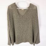 Piko  1988 Taupe V-Neck Acrylic Sweater Large Photo 5