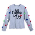 Disney FINAL PRICE  Women's Shirt - Minnie Think Outside The Dot Sweatshirt Photo 0