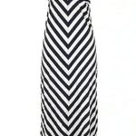 Anthropologie | Saturday Sunday | Navy Stripe Smocked Maxi Chemise Dress Size XS Photo 1